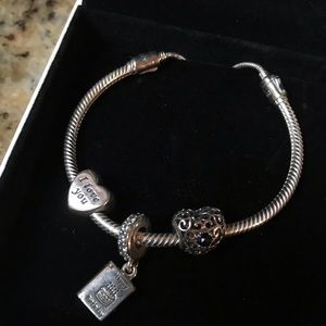 Pandora Sliding Charm Bracelet
